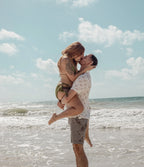 Intimate beach couples photoshoot in Tulum