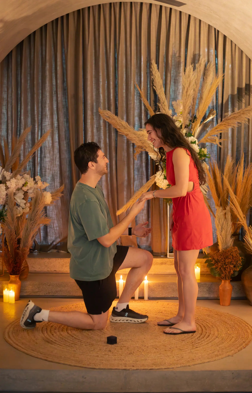 Destination engagement photoshoot in Tulum, Mexico