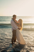 Beach proposal in Tulum with professional photography